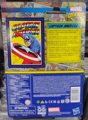 Imagen 2 de 3 de Capitan America - Marvel Legends Kenner