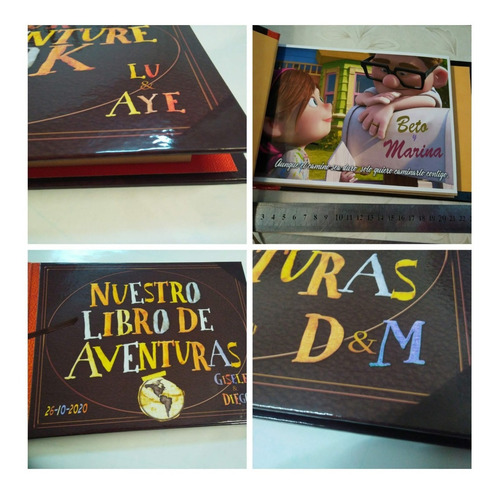 Libro A4 Casamiento Firmas Book Album Aventuras Up 15 Años