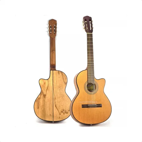 comprar Guitarra Criolla Con Corte Gracia M8 Tapa De Haya Superior