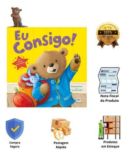 Eu Consigo! Livro Infantil - Celebrando As Primeiras Conquistas Das Crianças