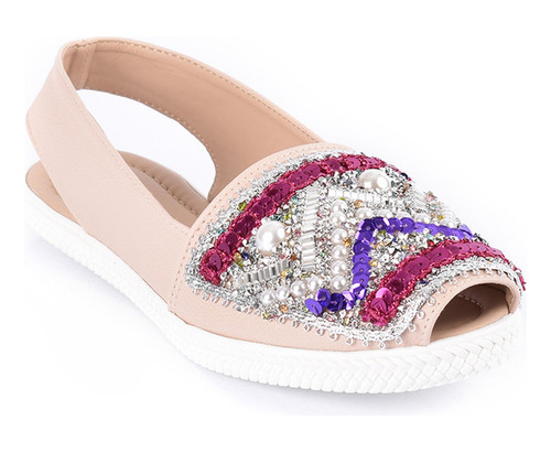 Priceshoes Baletas Espadrilles Mujeres 912020brillonude