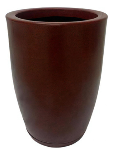 Vaso Plantas Coluna Vermelho Polietileno 30x26x17cm