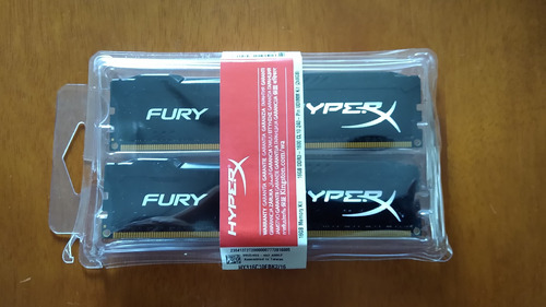 Pack Memoria Ram 2x8gb=16gb Ddr3 1600mhz Hyper Fury Blindaje