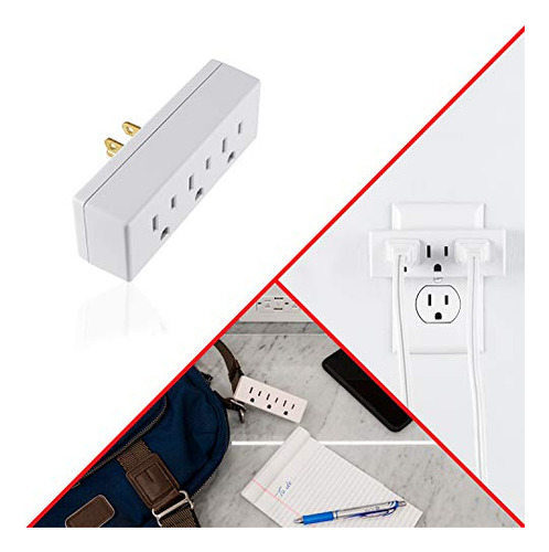 Grifo Extensor De Pared Ge Home Electrical Ge De 3 Salidas,