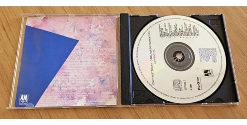 Cd Carpenters Only Yesterday Original Ótimo