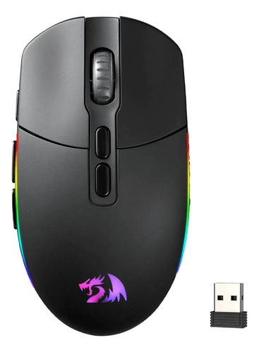 Mouse Redragon Invader Pro M719rgb Wireless Black