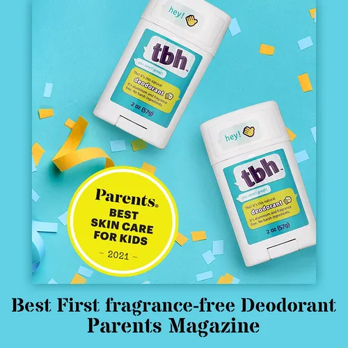Desodorante Natural Sin Perfume Para Niños Y Niñas