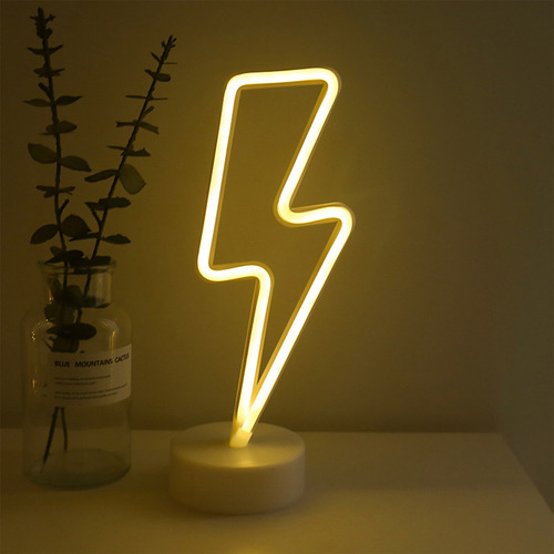 Luces Decorativas B En Forma De Led Para Ambientes De Neón,