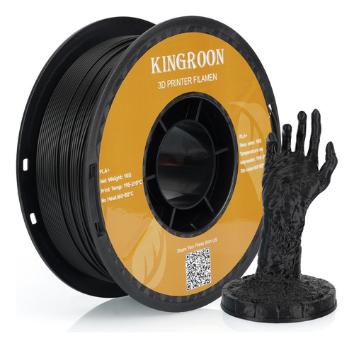 Kingroon Filamento Pla Plus Pla+ 3d 1.75 Mm 1kg Alta Calidad