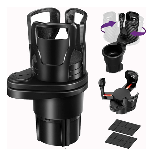 Gofinoday Soporte Multiuso Para Taza Automovil Doble Cesped