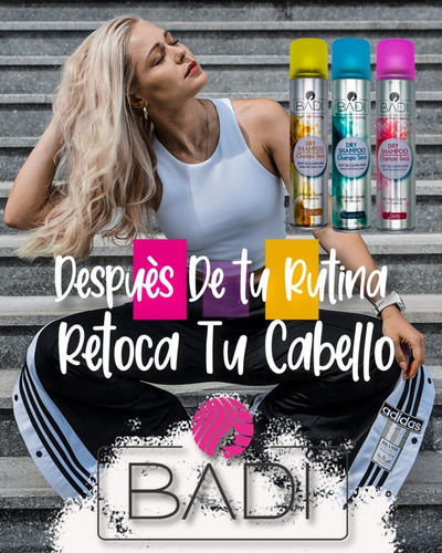 Imagen 4 de 4 de Shampoo En Seco Badi Love X 200 Ml - mL a $120