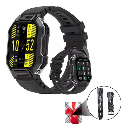 Reloj Inteligente Zl69 Bluetooth Llamada De Smartwatch 1.83 Caja Negro