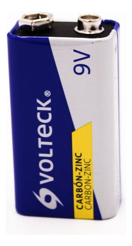 Pila Zinc-carbón 9v Volteck 46312