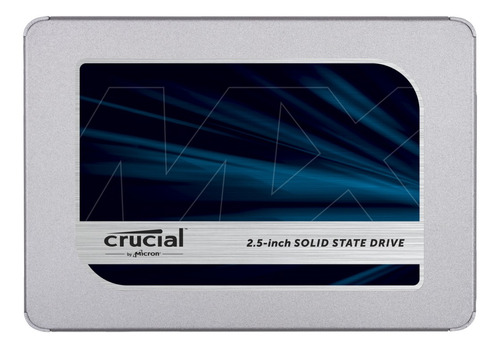 SSD Crucial Mx500 3D Nand Sata 2.5 de 1 TB, color gris