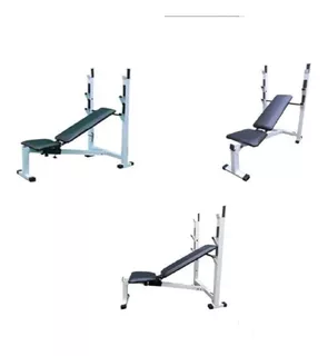 Banco Supino P/ Halter , Anilha, Barras - Musculação Fitness