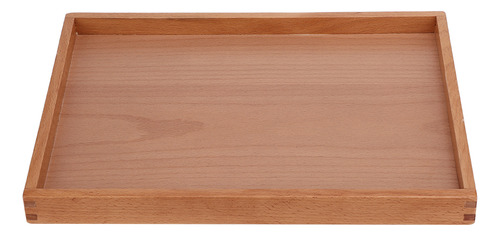 Bandeja De Té Rectangular De Madera Para Tazas Y Platos De C