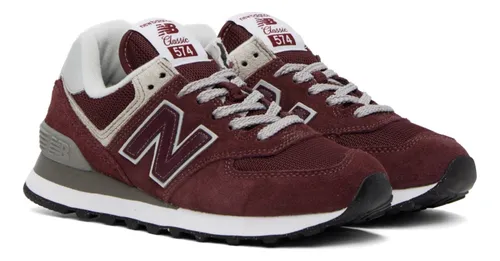 New balance mujer burdeos 574 hot sale