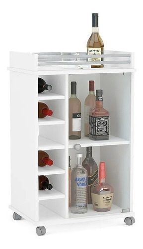 Imagen 1 de 1 de Mueble Bar Movible, Vinera. Melamina. Nuevo. Oferta!