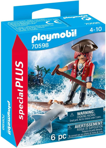 Playmobil - Pirata Con Balsa