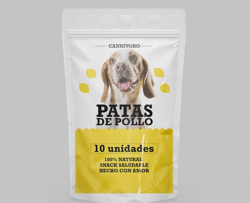 Patas De Pollo Deshidratadas 15 Unidades Snacks Para Perros 