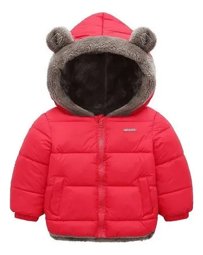 Abrigo Plumon Chamarra Espesado Ropa Algodón Niños Invierno