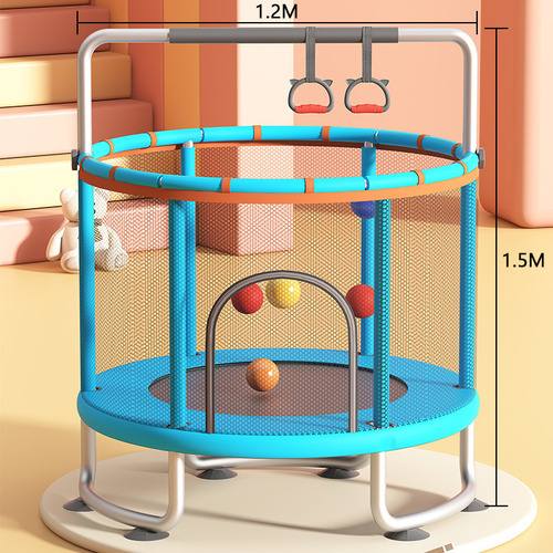 Trampolín Para Niños Brinca Brinca Seguridad Con Tumbling Azul