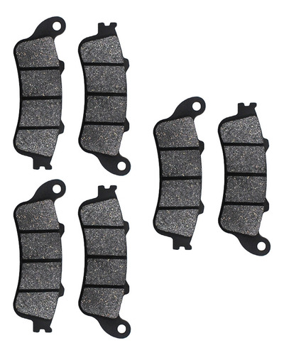 3 Pares De Pastillas De Freno Para Honda Nrx 1800 Rune