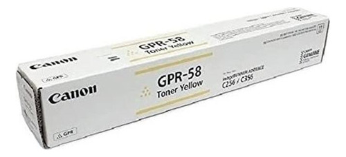 Canon Gpr-58 - Cartucho De Tóner, Color Amarillo