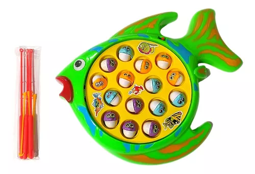 Brinquedos de jogo para crianças Pesca Pegar peixe Música de pesca