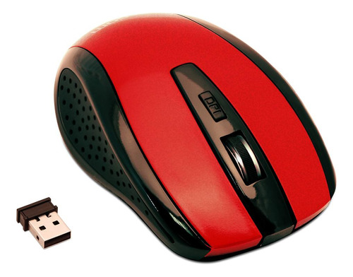 Mouse Inalambrico Argom 2.4 Red