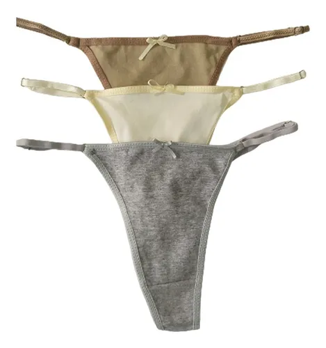 Colaless Algodon Regulable Pack X 3 Bombacha Ropa Interior