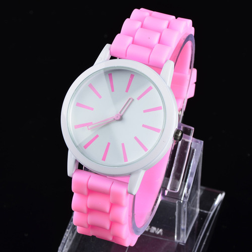 Rojo - Reloj De Pulsera De Estilo Coreano De Moda Al Por May