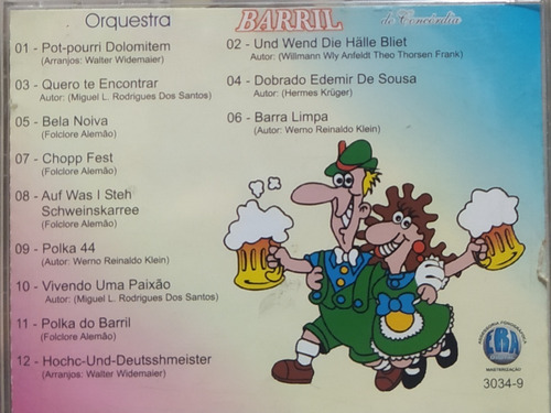 Orquestra Barril Chopp Fest Cd Original Lacrado