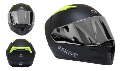 Casco roda online negro mate