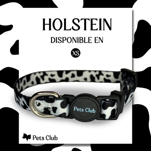 Collar Petsclub Para Gato Antiahogo Abrefácil Holstein