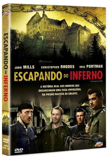 Escapando Do Inferno - Dvd - John Mills - Christopher Rhodes