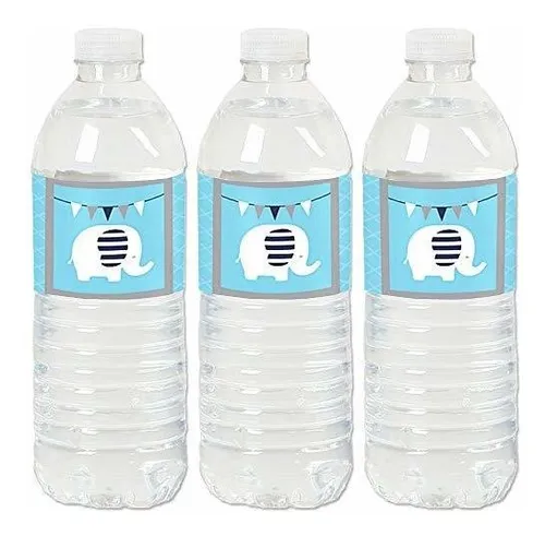 Juego De Recuerdos Para F Blue Elephant - Boy Baby Shower Or