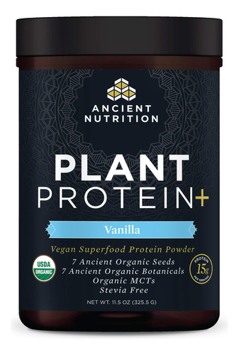Ancient Nutrition Protena Vegetal Orgnica +, Protena Vegana