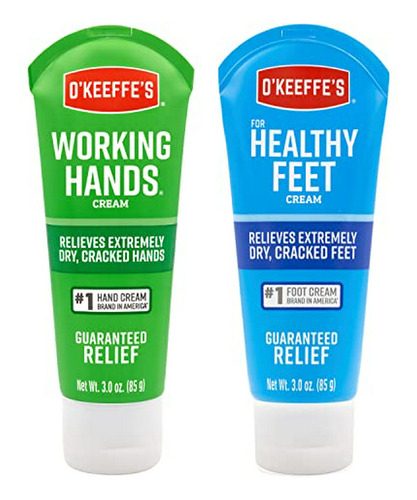 O'keeffe's Working Hands & Healthy Feet Paquete Combinado De