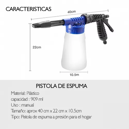 SIMPEXPE Pulverizador de espuma, pulverizador de bomba de presión manual  para el hogar, jardín y coche detallado y lavado – Yaxa Colombia