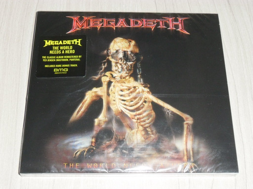 Cd Megadeth - The World Needs A Hero (europeu Remaster Bônus