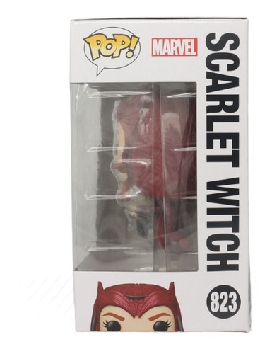 Funko Pop Scarlet Witch 823 Bruja Escarlata Caja Lastimada