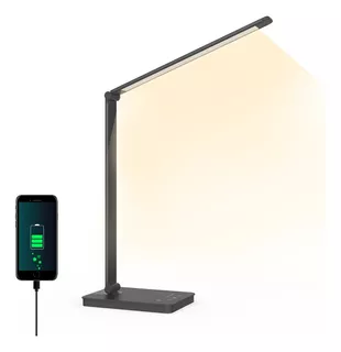 Lámpara De Escritorio Mesa Led Para Lectura Estudio 5 Modos