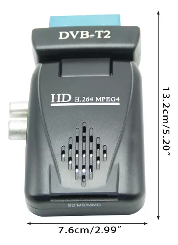 RECEPTOR DE SINTONIZADOR DE MPEG-4 HD para TV Digital de coche, dos  antenas, 140-200 km/h, sintonizador de dos chips - AliExpress