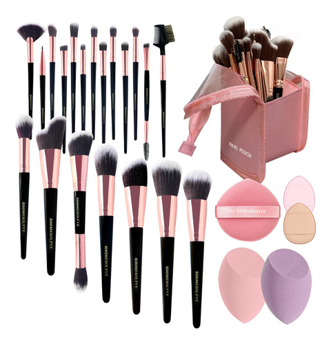 Juego De Brochas De Maquillaje Profesional Marca Modelo 2 Pi Color