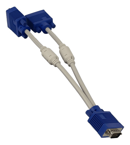 Cable Vga 18cm Splitter Db9 1-db9-macho 2-db9-hembra