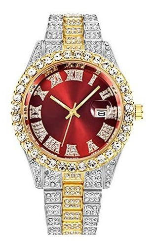 Reloj De Cristal Unisex Senrud, Reloj De Diamantes A La Moda