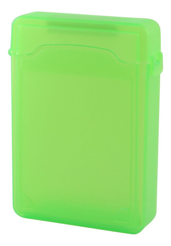 Caja Protectora Plastico Duro Portatil 3.5  Color Verde 175
