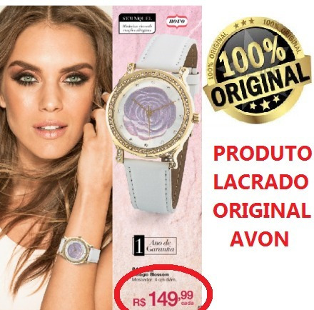 Relógio Feminino Original Avon Era 149 