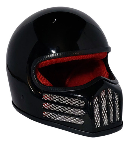 Capacete Fechado Bandit Old Scholl Vintage Bobcross Bc002